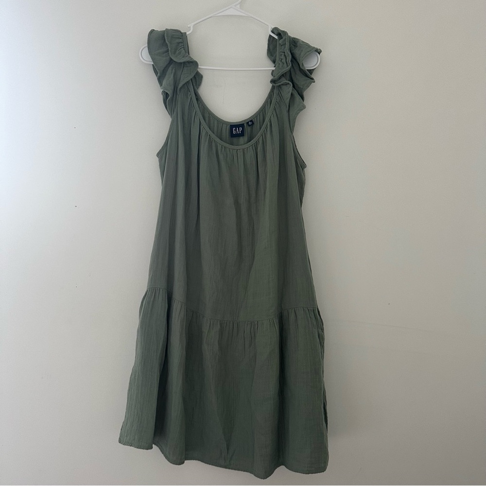 GAP Crinkle Gauze Mini Dress - Picture 3 of 11